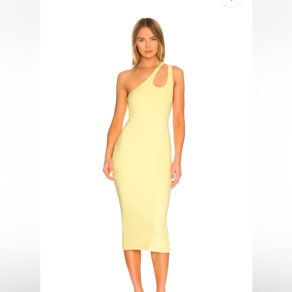 Bardot body con asymmetrical dress - Picture 2 of 3